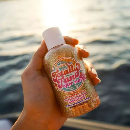 Totally Fun After Sun Glitter Aloe Body Gel 6 oz