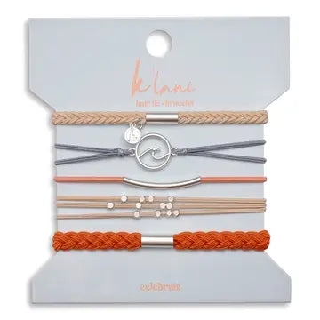 K'Lani Hair Tie Bracelets - Celebrate