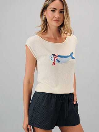 USA Fishy Sweater Top