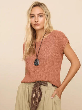 Textured Extended Sleeve Sweater
