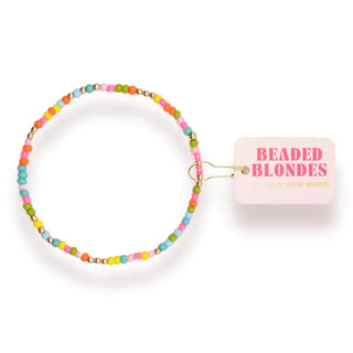 Beaded Blondes Rainbow Sprinkle Bracelet