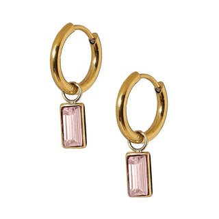 Linny Co Edith Huggie Charm Earrings