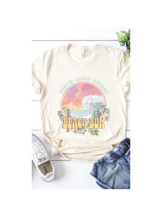 Retro Beach Bum Graphic Tee