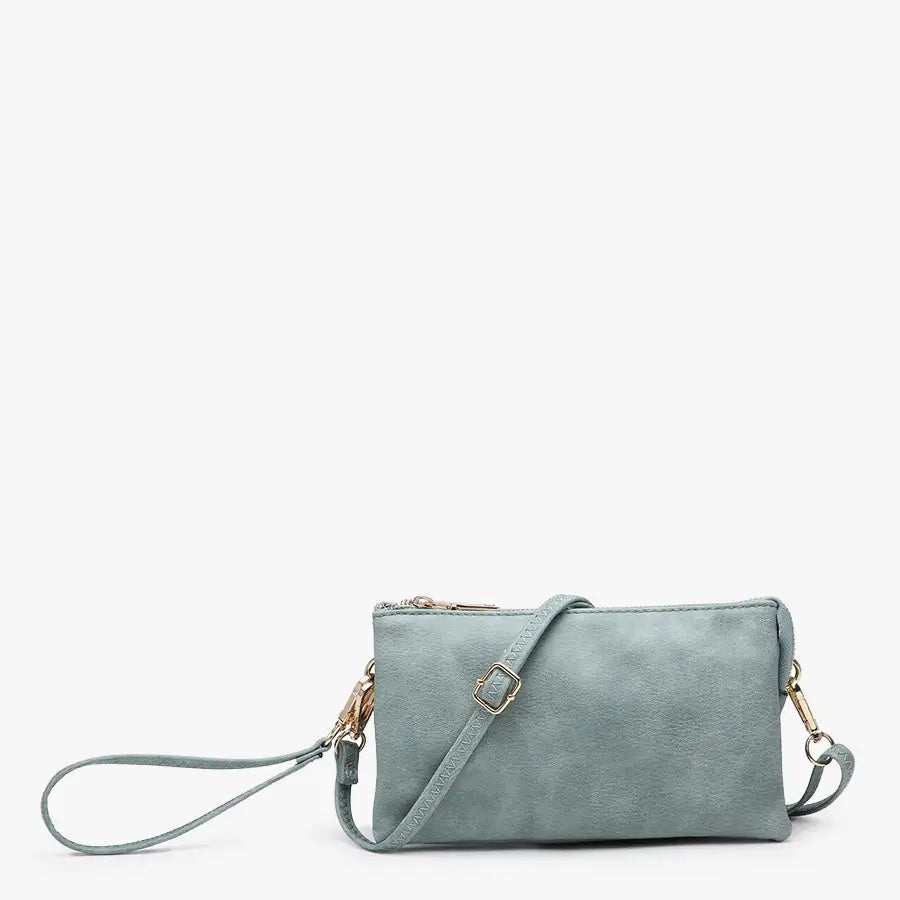 Riley 3 Compartment Wristlet/Crossbody