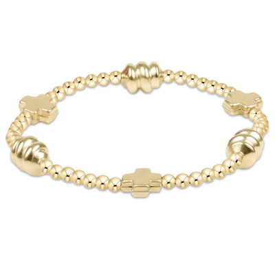 ENewton Signature Cross Admire Gold Bracelet