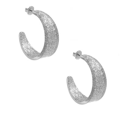 Zenzii Chunky Resin Hoop Earring