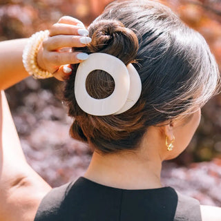 Teleties New Flat Circle Hair Clip - Large