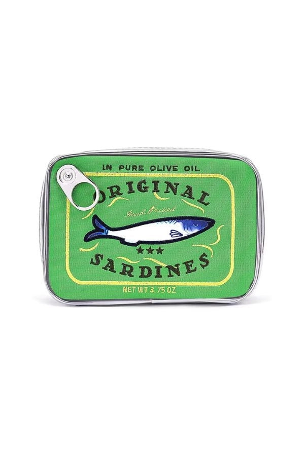 Sardine Tin Can Cosmetic Bag