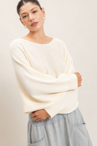 On A Whim Boatneck Sweater