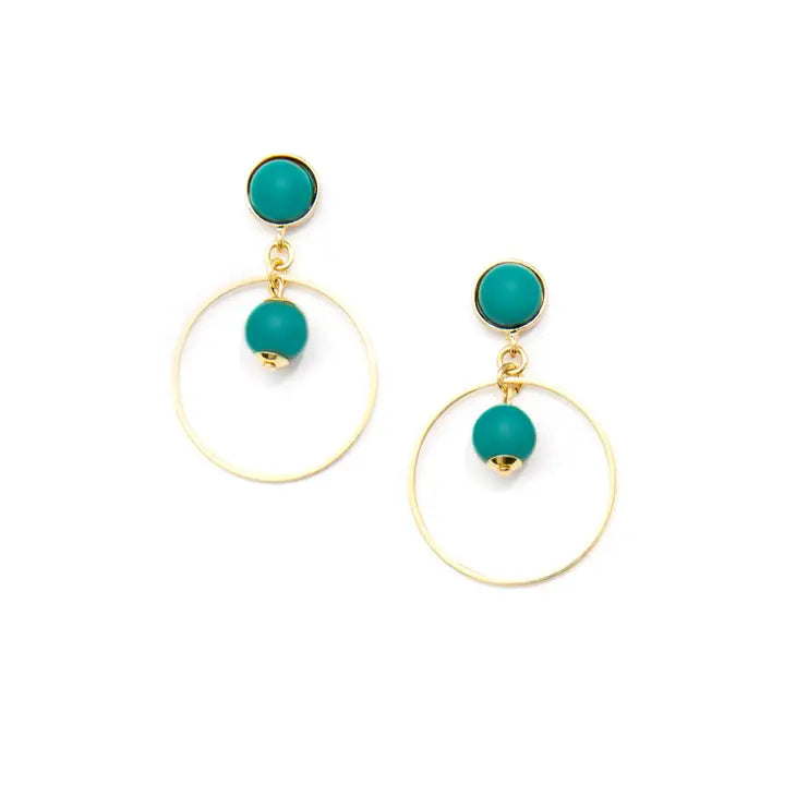 Zenzii Luxor Beaded Drop Earring