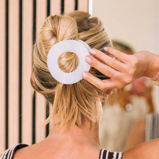 Teleties New Flat Circle Hair Clip - Large
