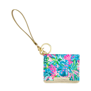 Lilly Pulitzer Snap Card Case, Golden Hour