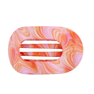 Teleties Large Flat Round Hair Clip