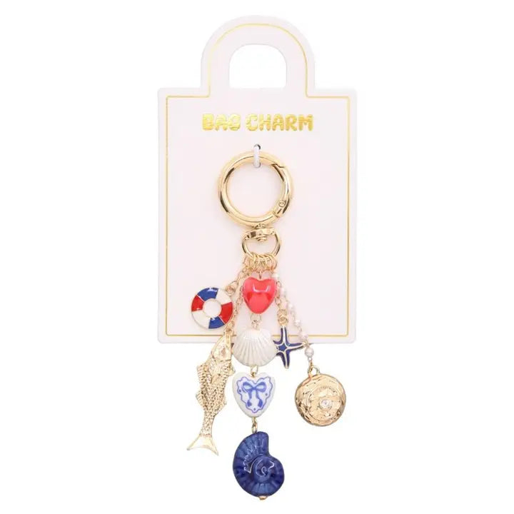 Ceramic Fish Sea Life Bag Charm