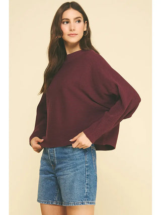 Dolman Sleeves Sweater Top