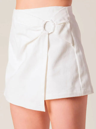 White Ring Skort
