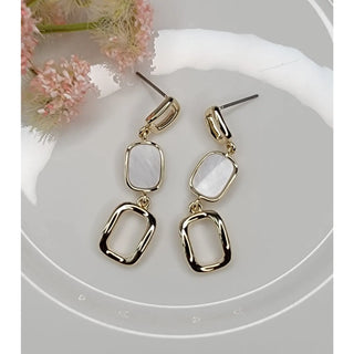 Rectangle Drop Dangle Earrings