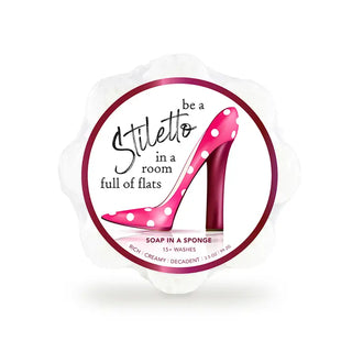 Caren Soap in a sponge