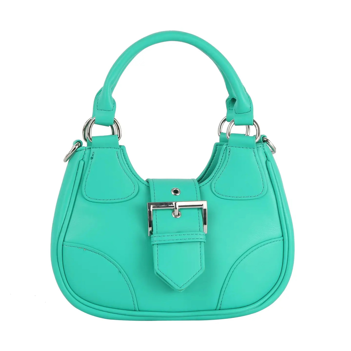 Buckle Front Flap Satchel