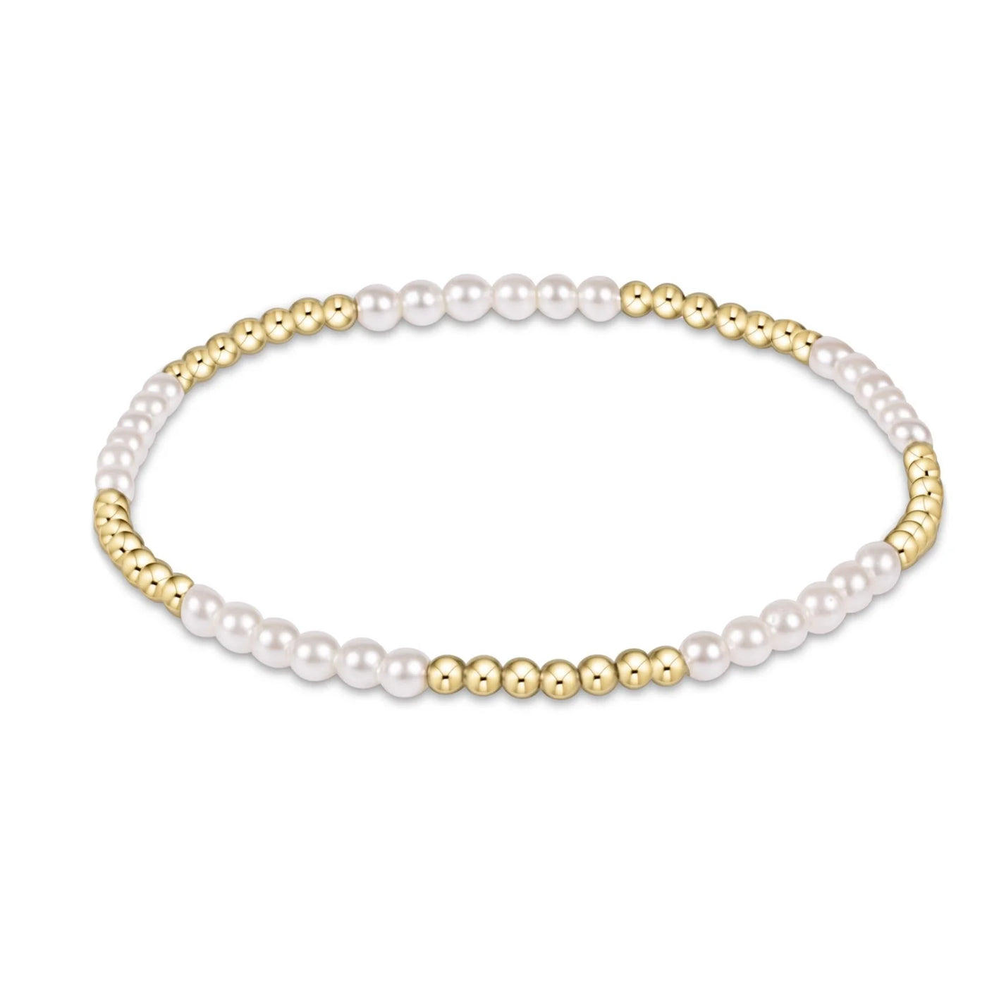 Enewton Classic Blissful Pattern Bracelet 3mm - Pearl
