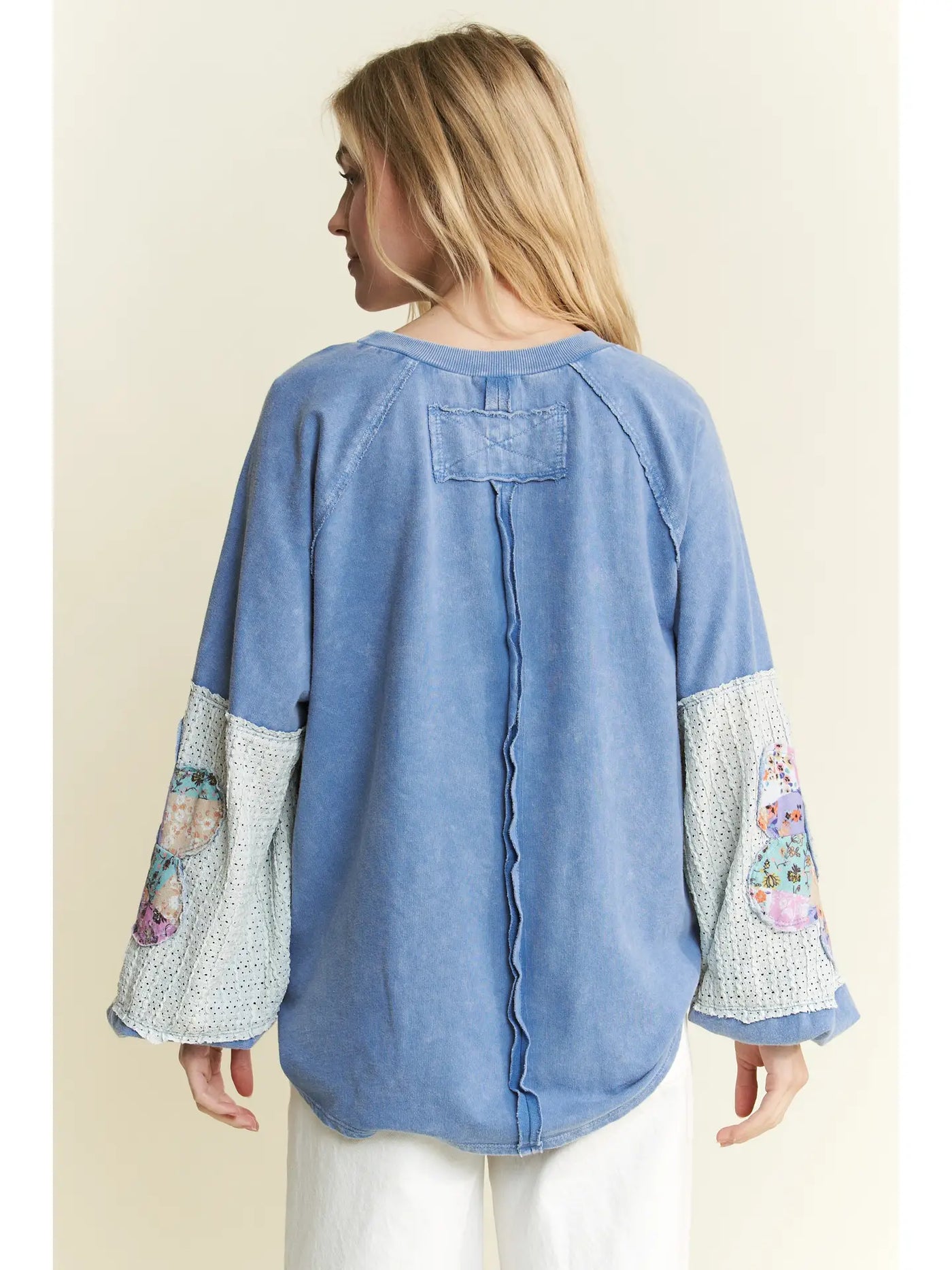 J Her Mineralwash Flower Patch Top