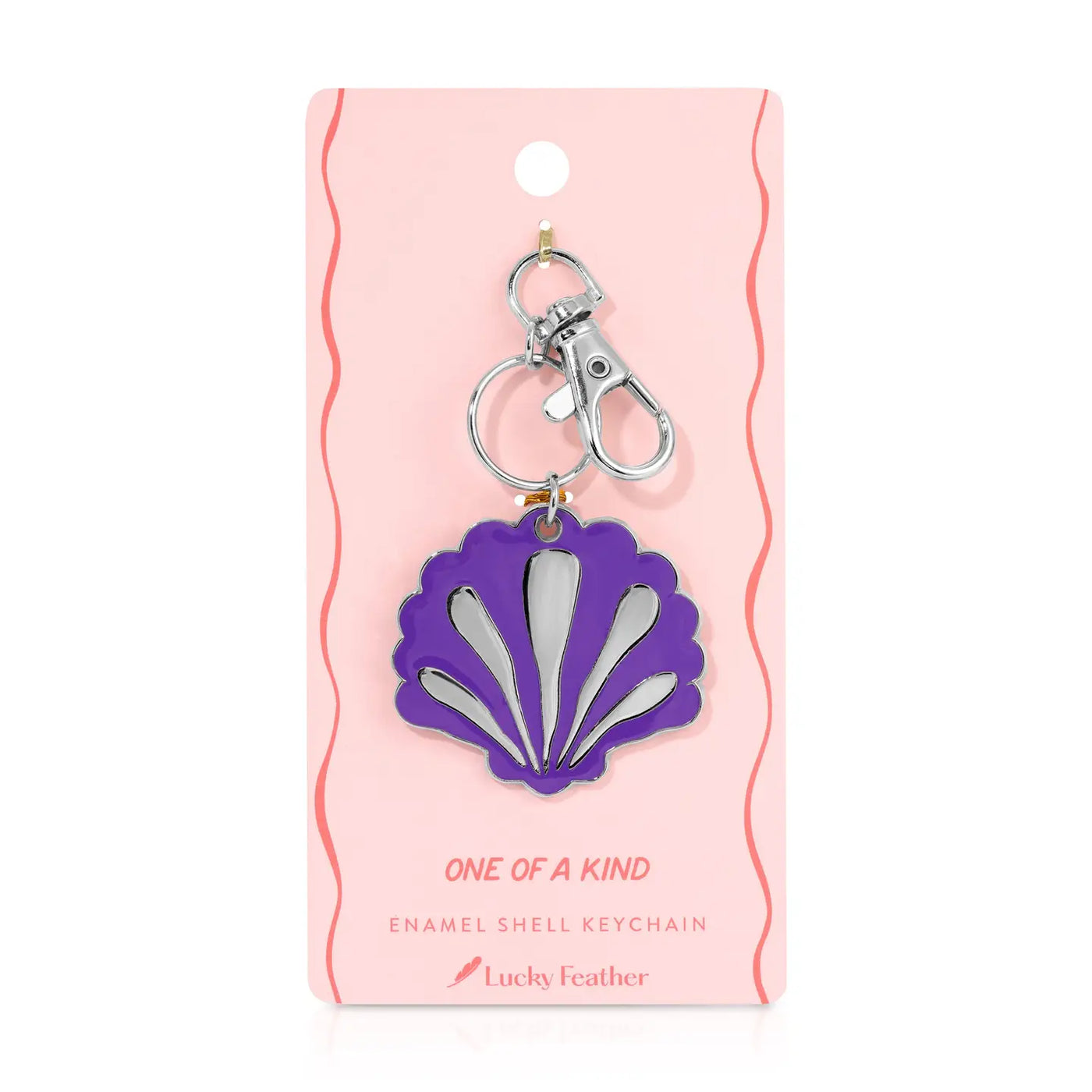 Ocean Life Enamel Keychain