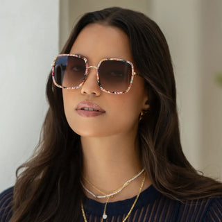 Freyrs Cosmo Acetate Womens Square Sunglasses
