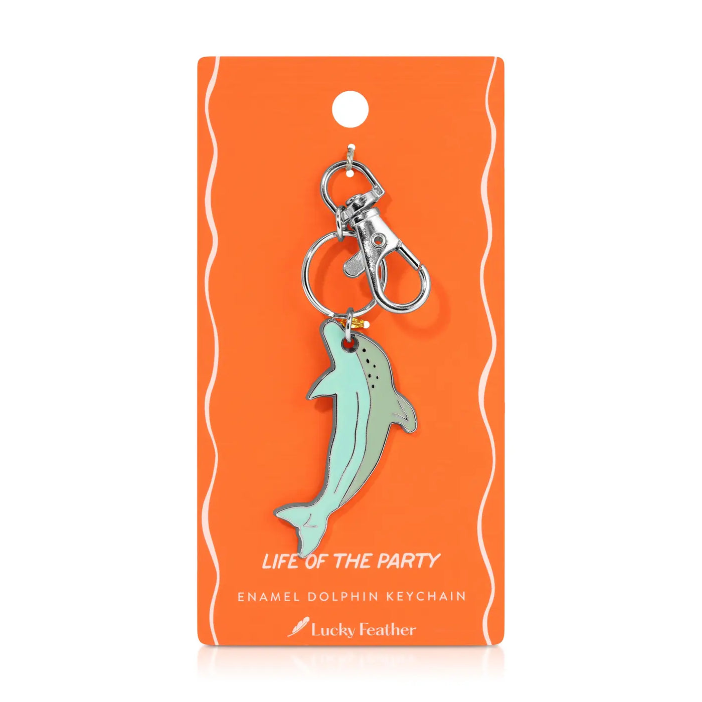 Ocean Life Enamel Keychain