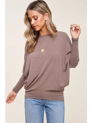 Signature Best Selling Dolman Long Sleeve Top