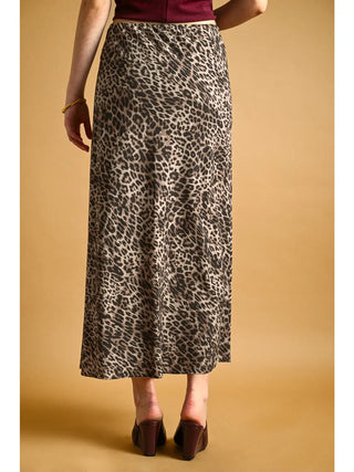 Leo-Stretch Maxi Skirt