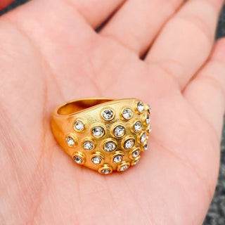 Bubble Zircon Ring