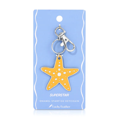 Ocean Life Enamel Keychain