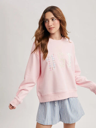 USA Patchwork Pullover