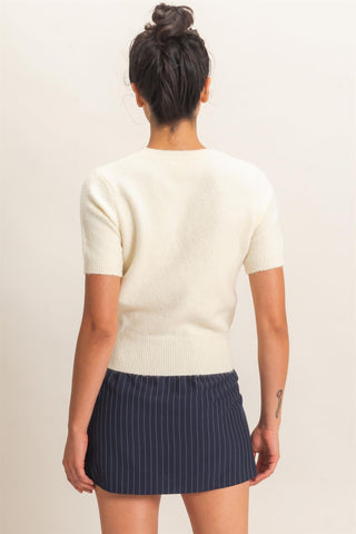 Rosetta Short Sleeve Sweater
