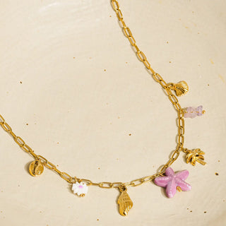 Anya Palm Charm Necklace
