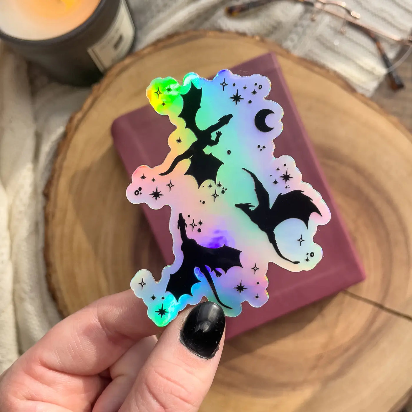 Celestial Dragon Waterproof Vinyl Sticker