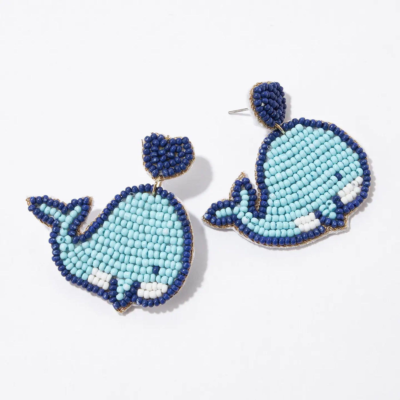 Whale-y Cute Beaded Earrings