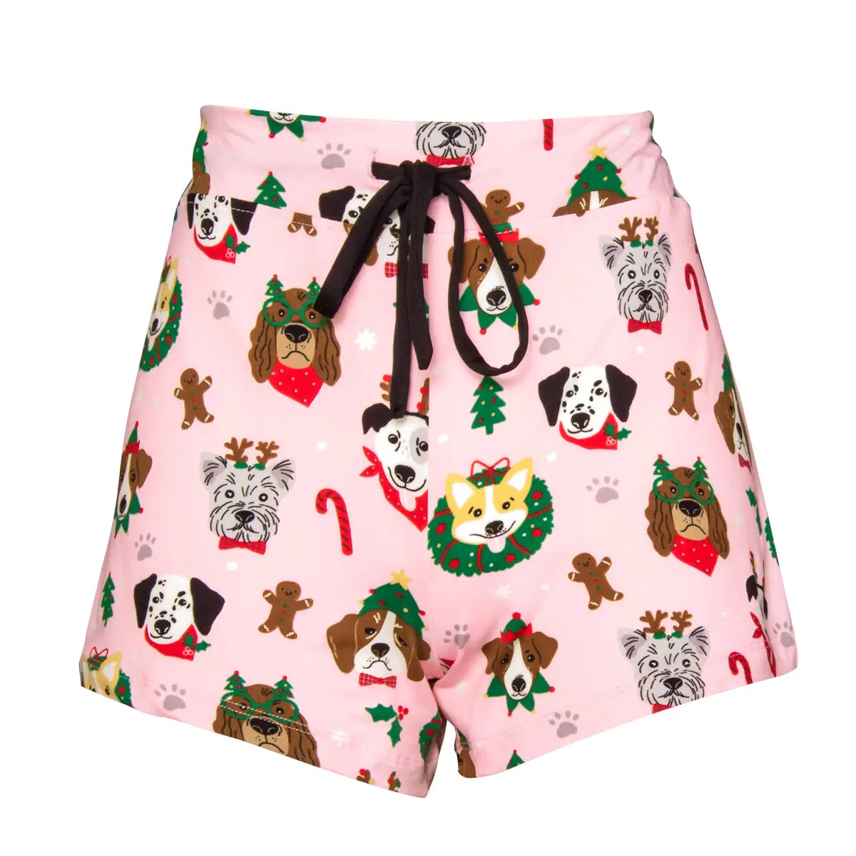 Santa Pups Loungewear Shorts Set