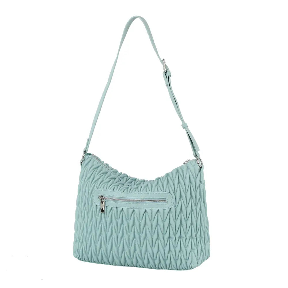 Woven Detail Hobo Shoudler Bag