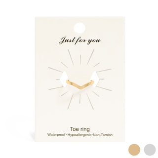 Adjustable Point Toe Ring