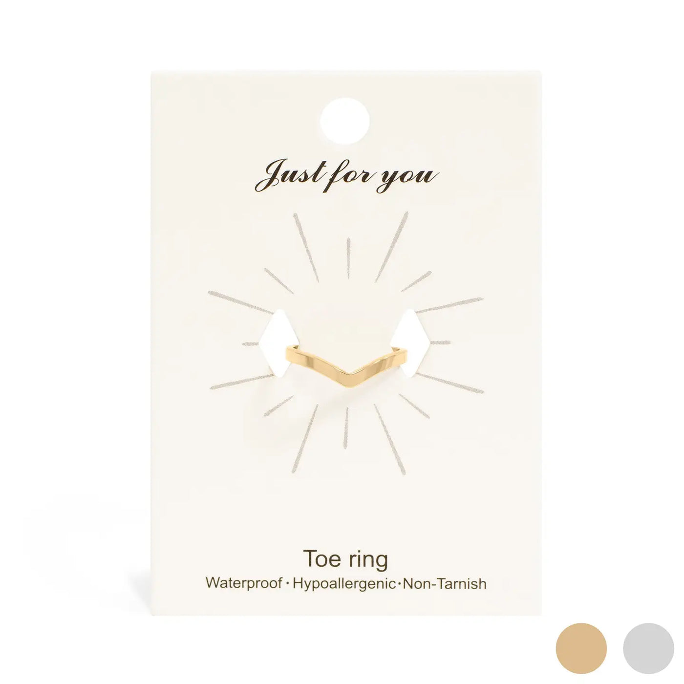 Adjustable Point Toe Ring