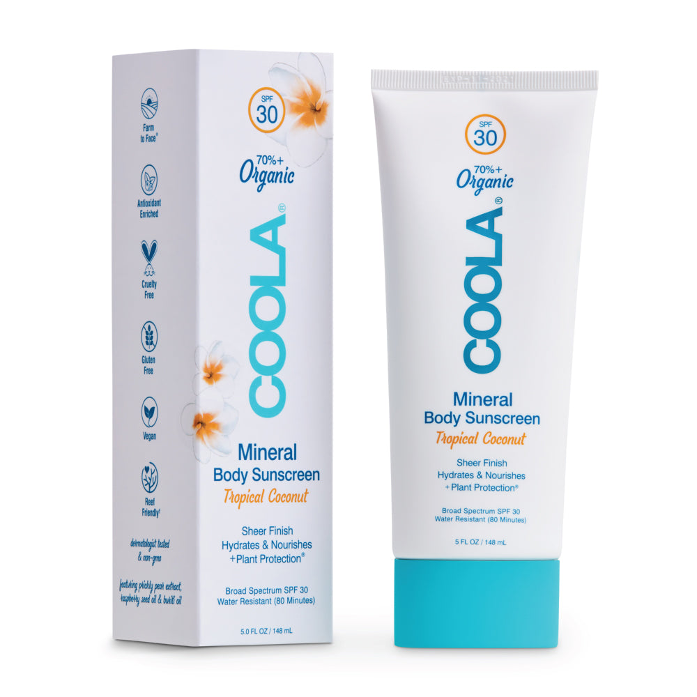 Coola Mineral Body Sunscreen Lotion SPF 30 - Tropical Coconut