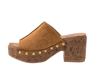 Corkys Gaslight Platform Sandal - Camel