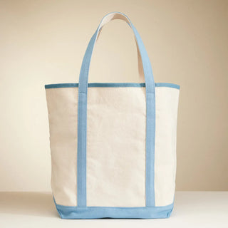 Anchor Print Canvas Tote Bag