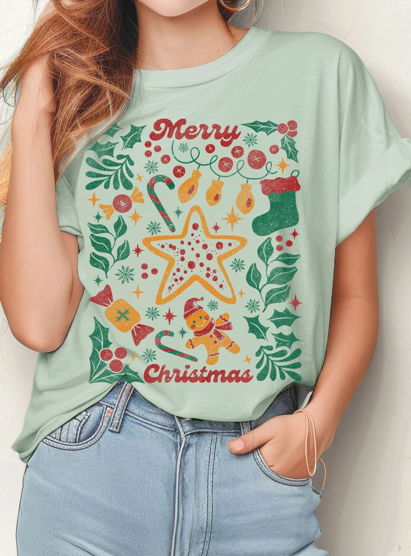 All the Christmas Vibes Graphic Tee
