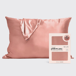 KITSCH Satin Pillowcase Standard - Terracotta