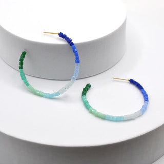 Glass Multi Bead Earrings