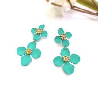 Flower Drop Earrings