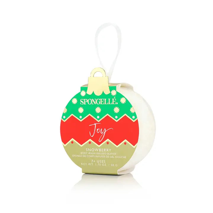 Spongelle Christmas Ornament Body Wash Buffer