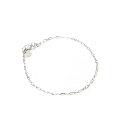 Mini Paperclip Anklet Chain